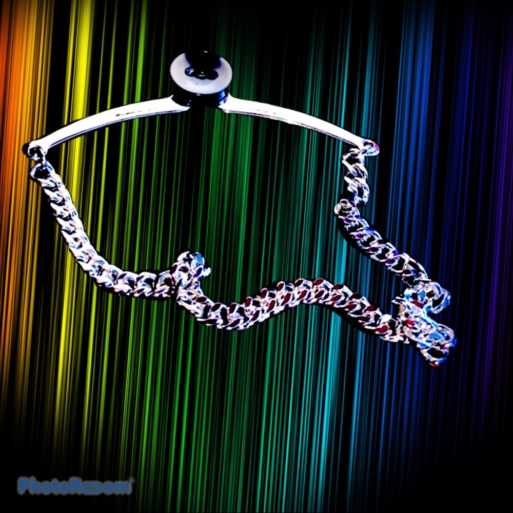 NIB Pronto uomo Silver Tie Clasp